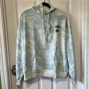 vans blue swirl hoodie